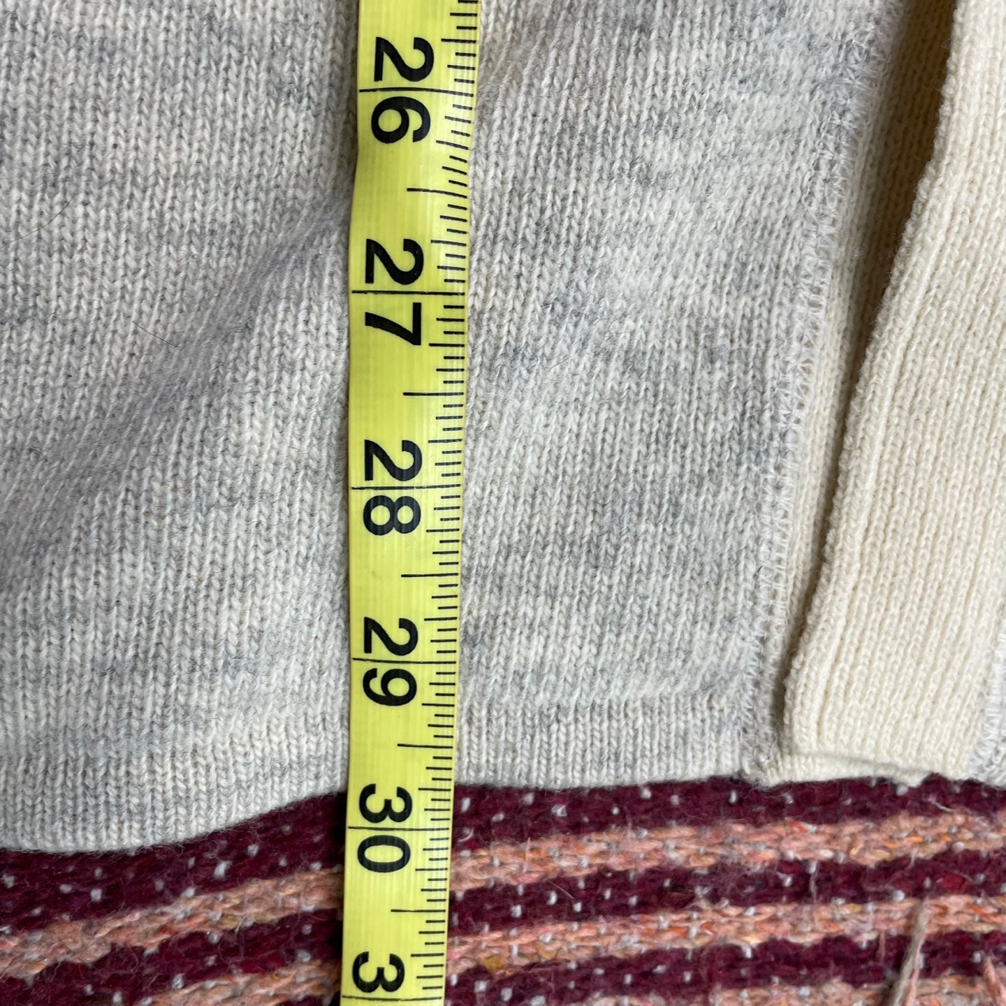 Vintage Club Monaco Virgin Wool Button Down Cardigan