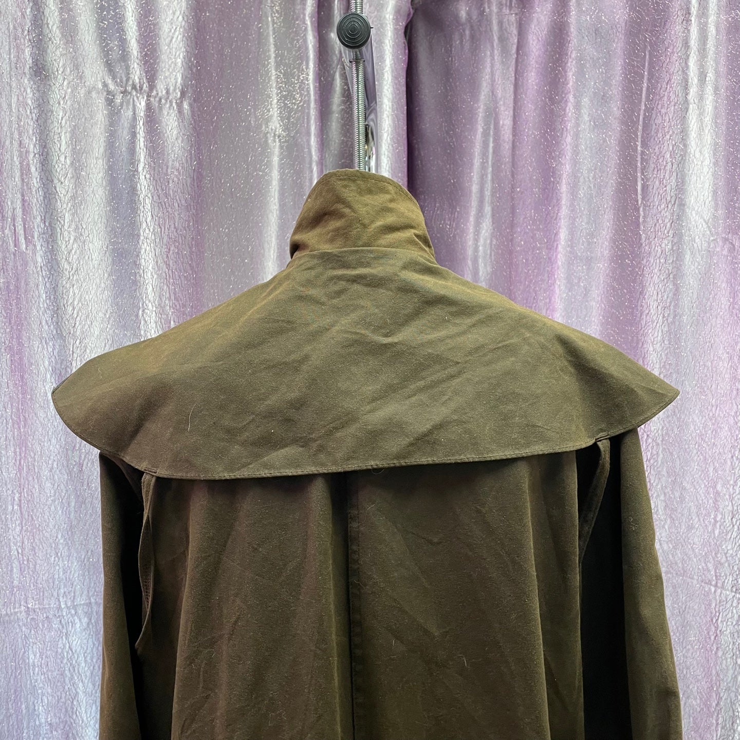 Vintage Eidex Kiwi Stockman Brown Oilskin Trench Coat