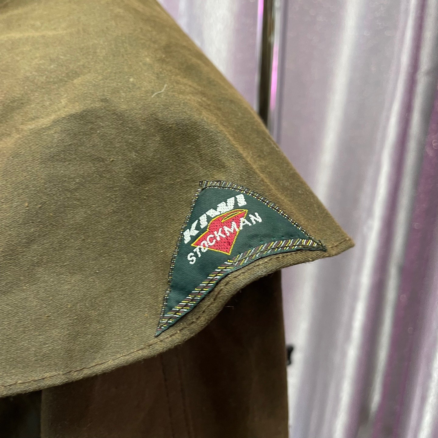 Vintage Eidex Kiwi Stockman Brown Oilskin Trench Coat