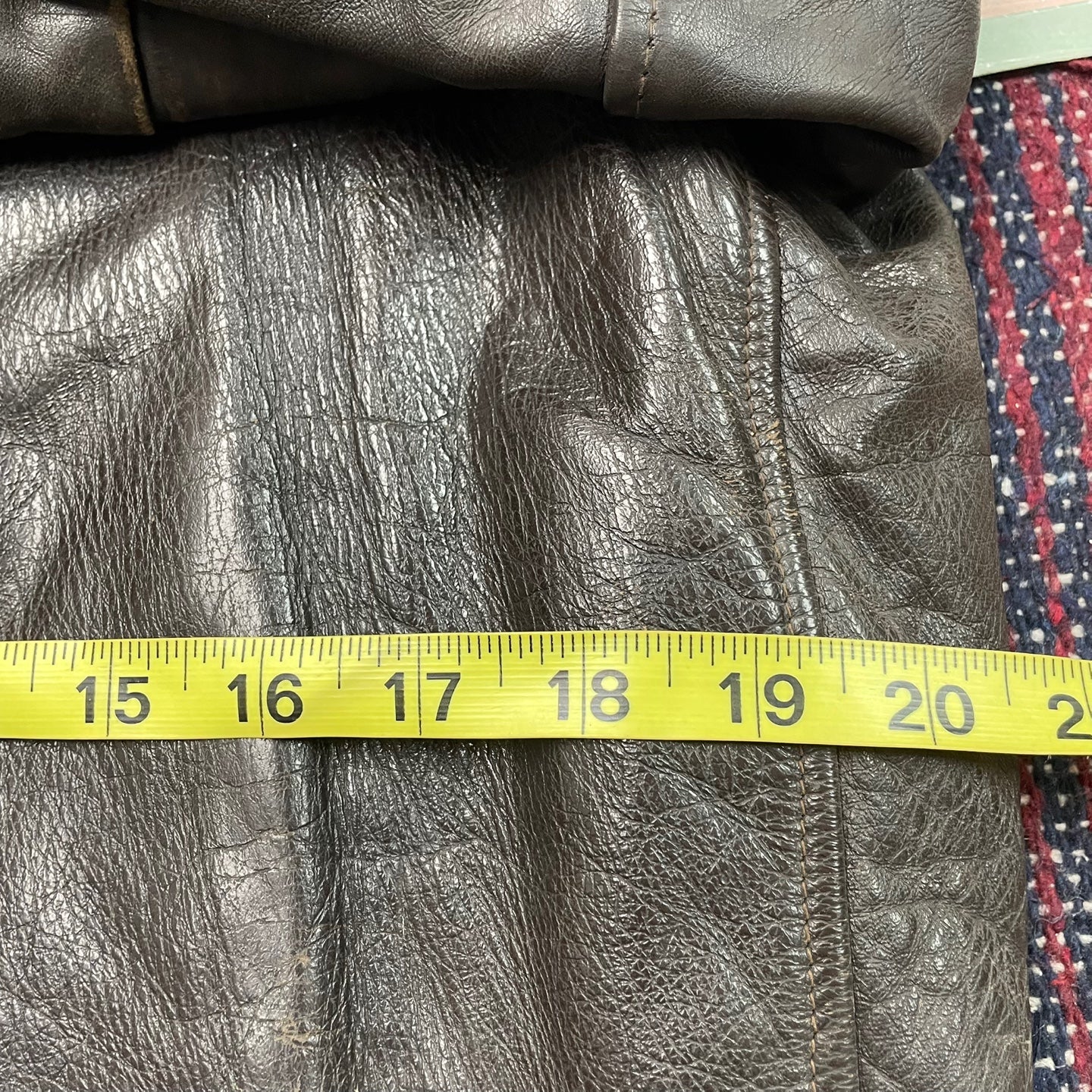 Vintage Shields Sportswear Toronto Brown Leather Jacket