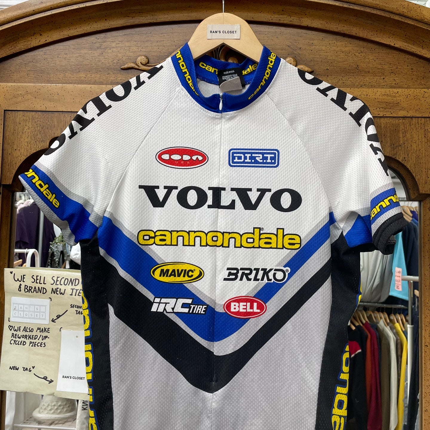 Vintage Volvo Cannondale Cycling Shirt