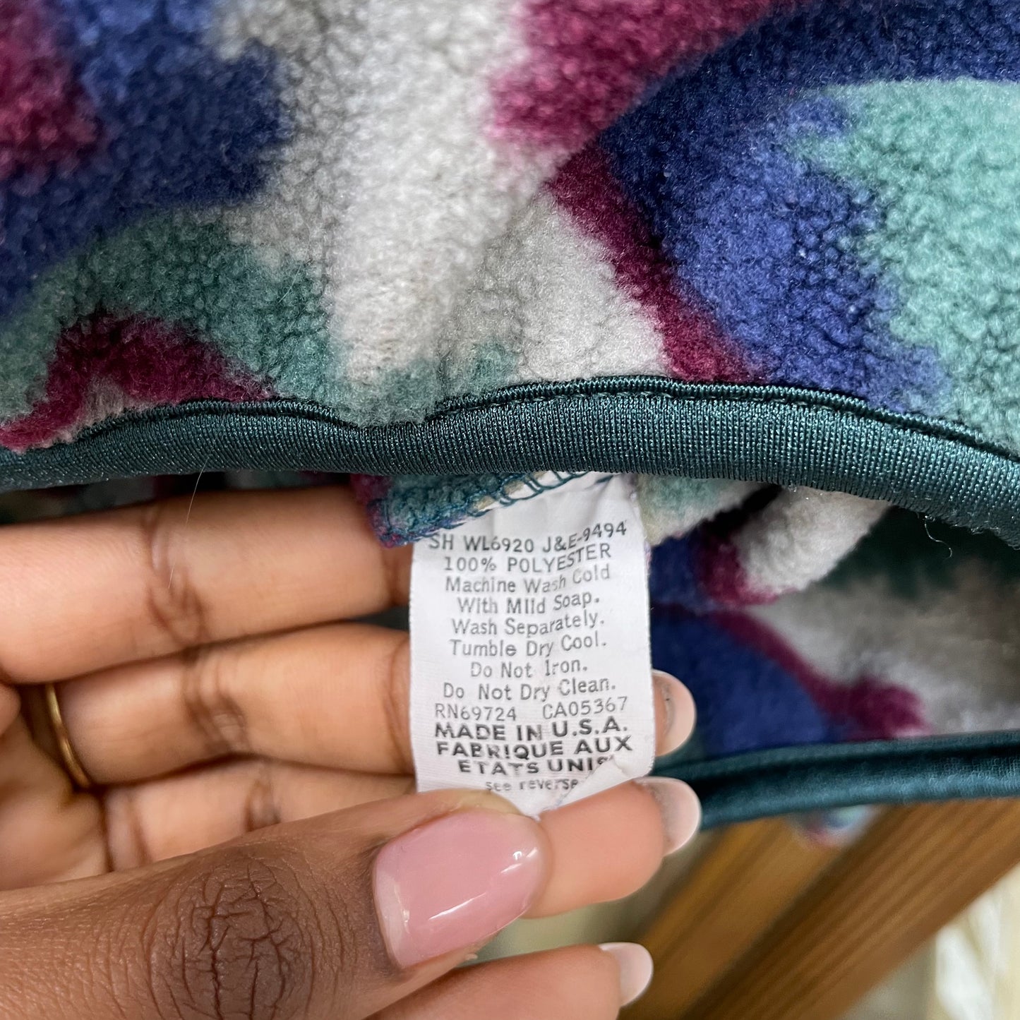 Vintage Columbia Aztec Quarter Zip Fleece