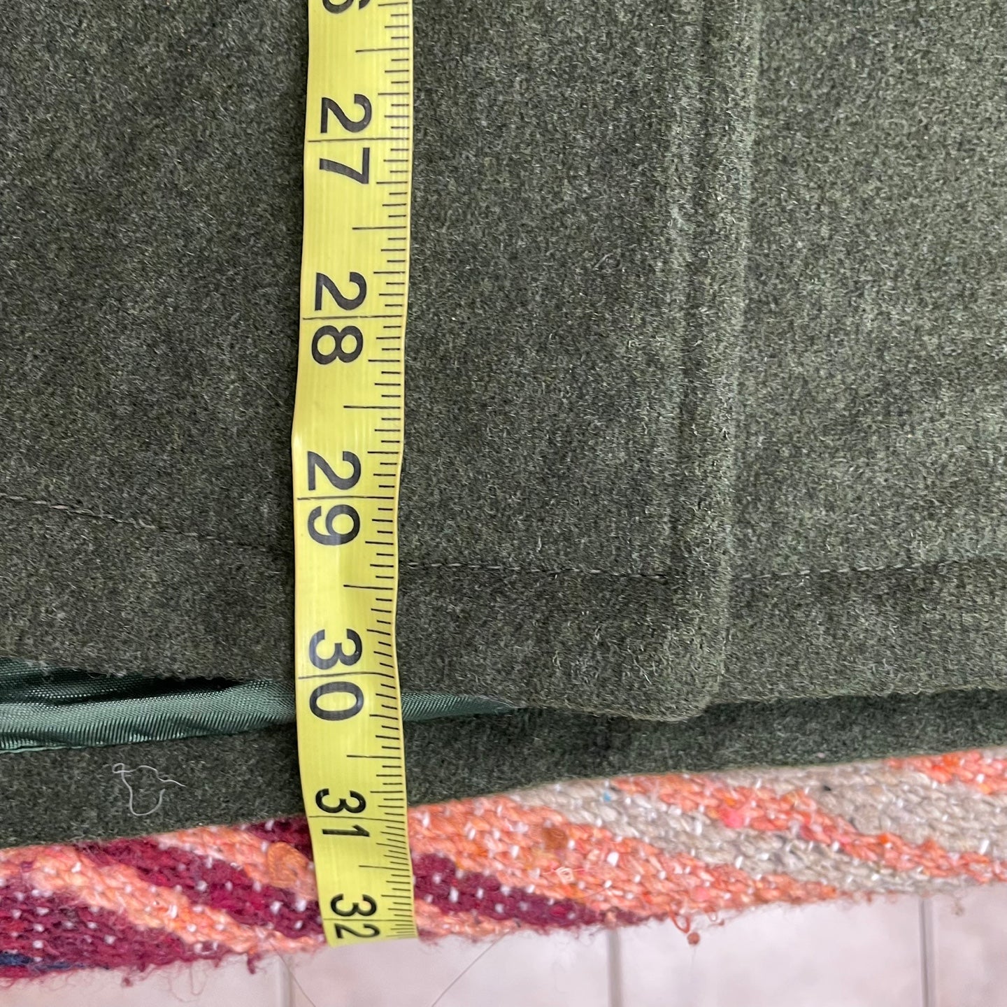 Vintage Eddie Bauer Green Poncho