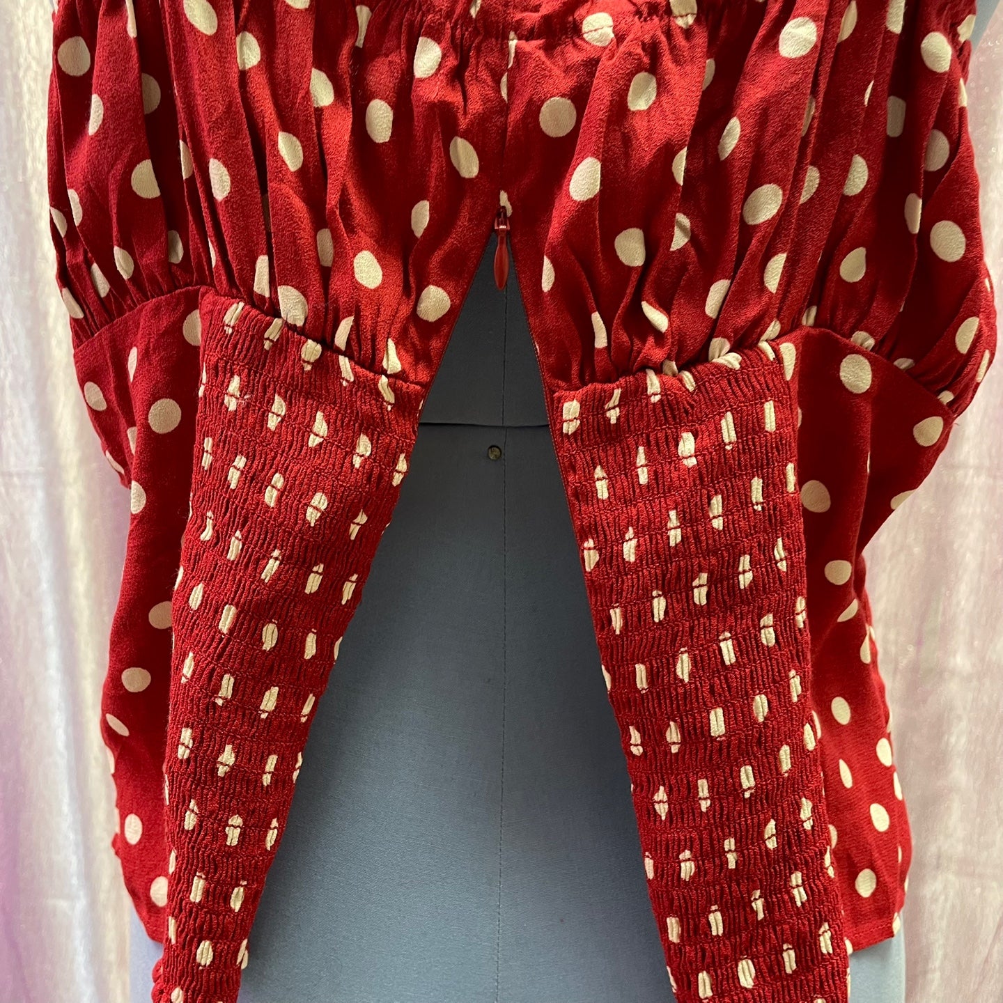 Reformation Polka Dot Red Tank Top