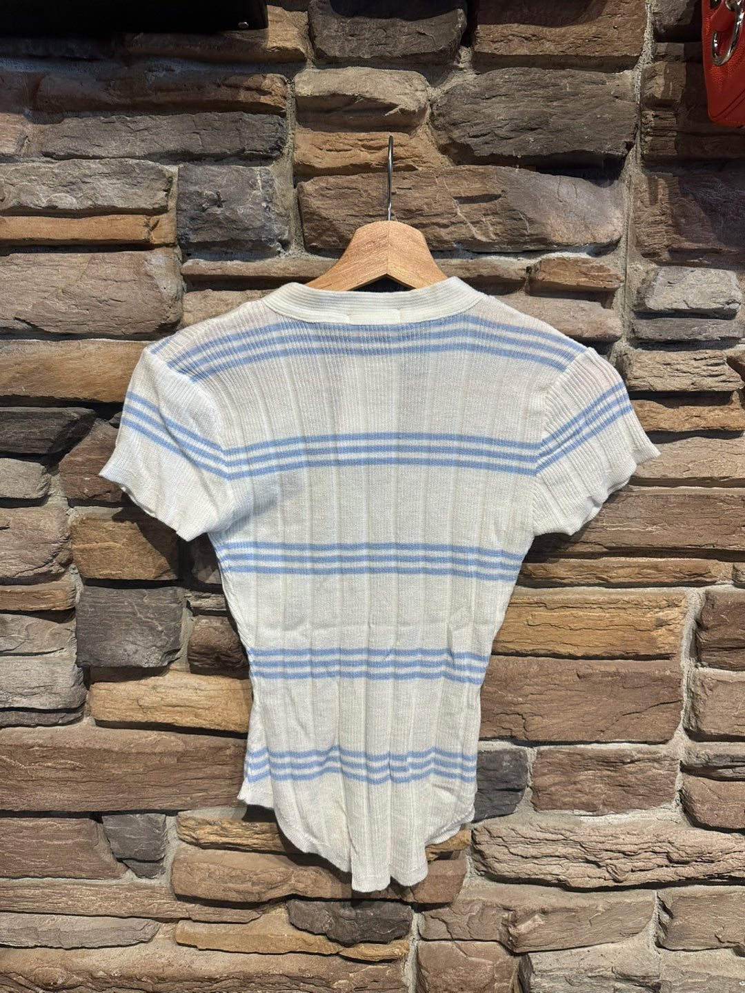 Striped Button Up Top