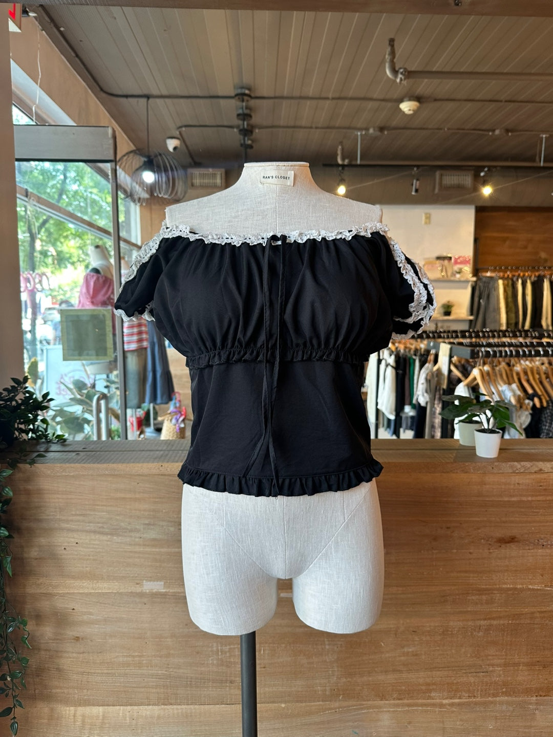 Lace Trim Blouse