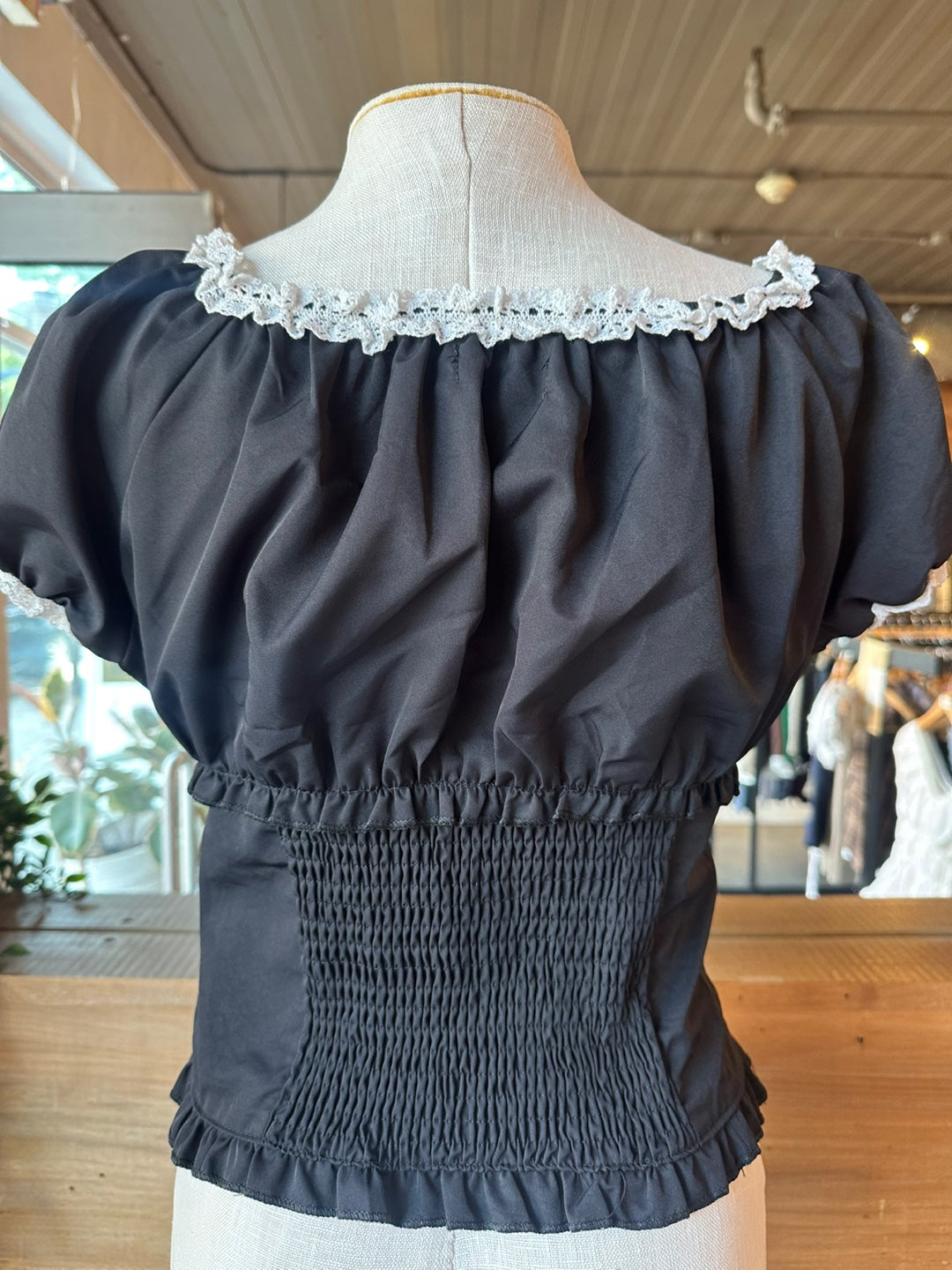 Lace Trim Blouse