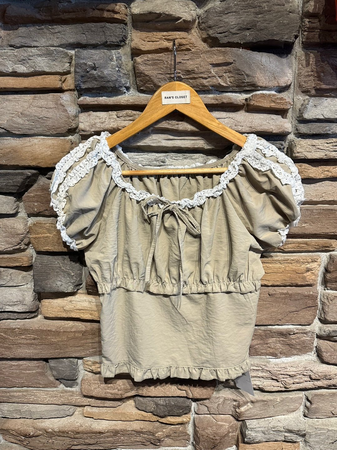 Lace Trim Blouse