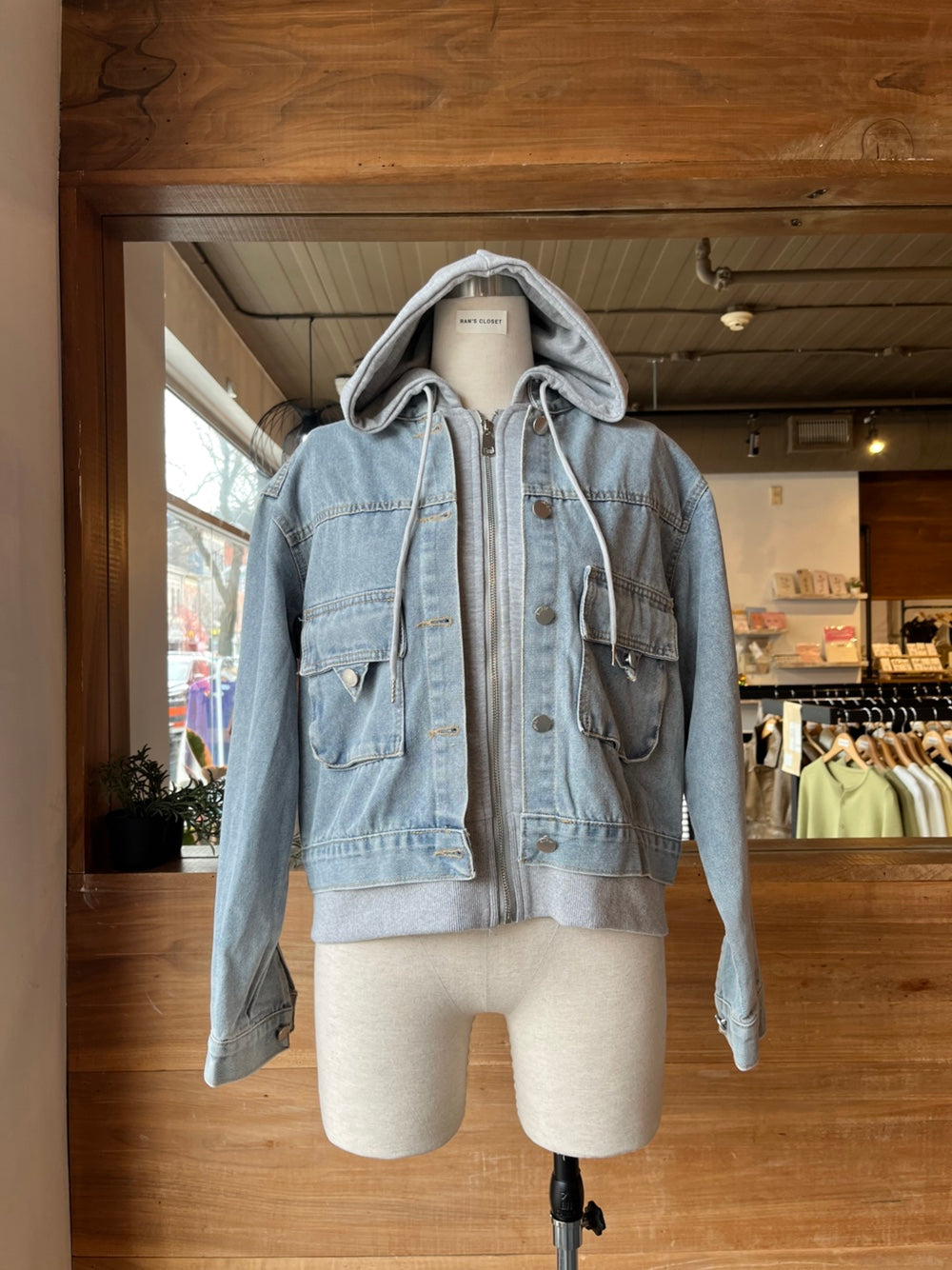 Denim and Jersey Jacket