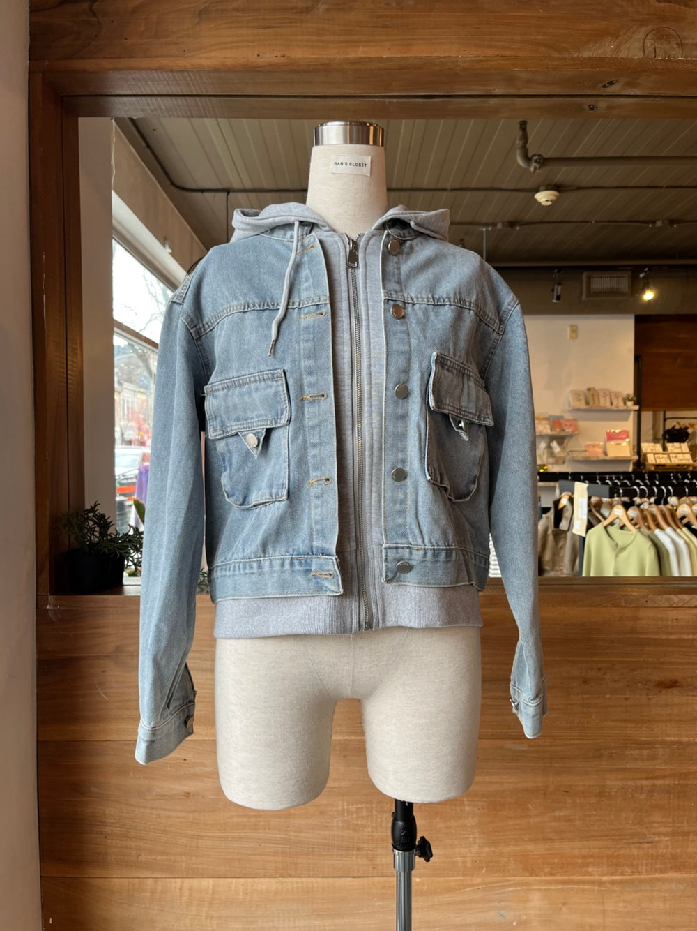 Denim and Jersey Jacket
