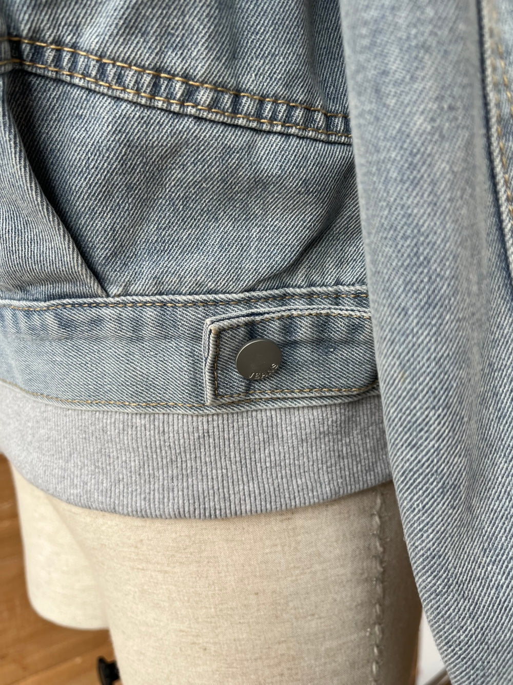 Denim and Jersey Jacket
