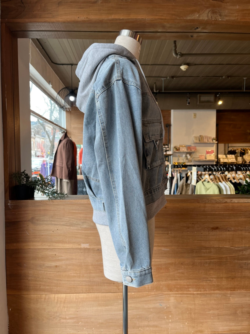 Denim and Jersey Jacket