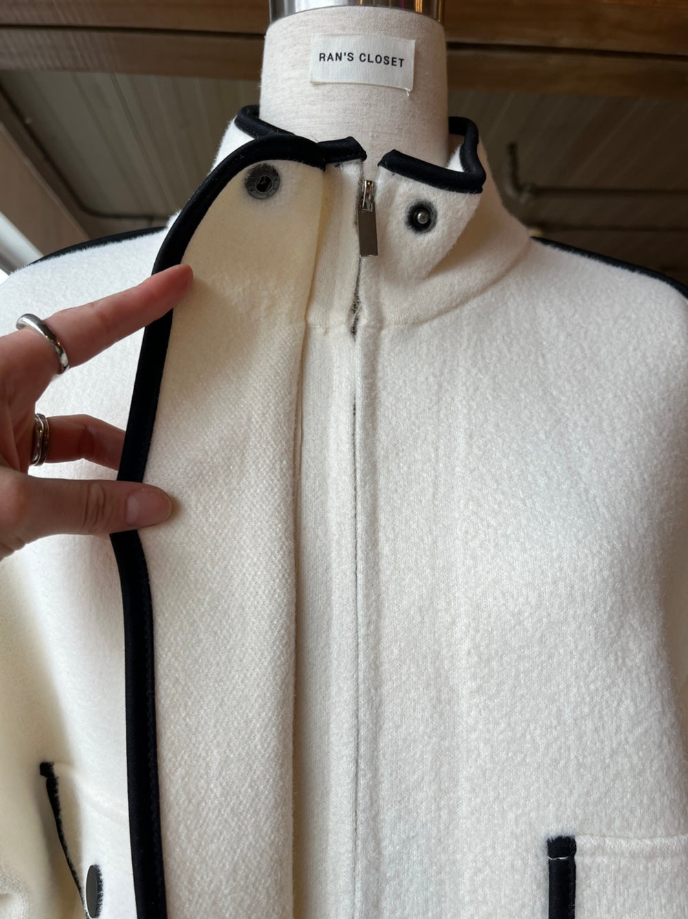 Black Trim Spring Jacket