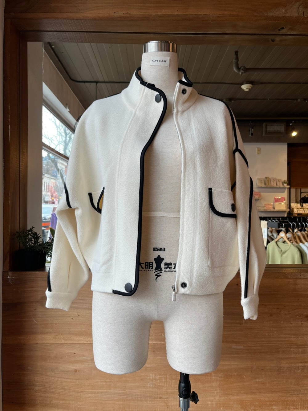 Black Trim Spring Jacket