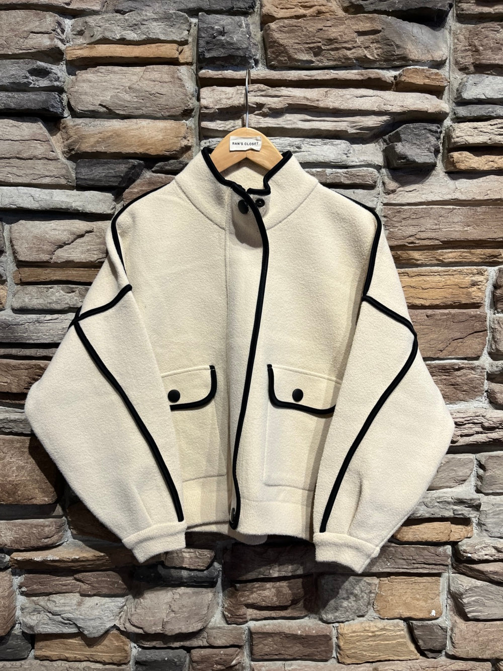 Black Trim Spring Jacket