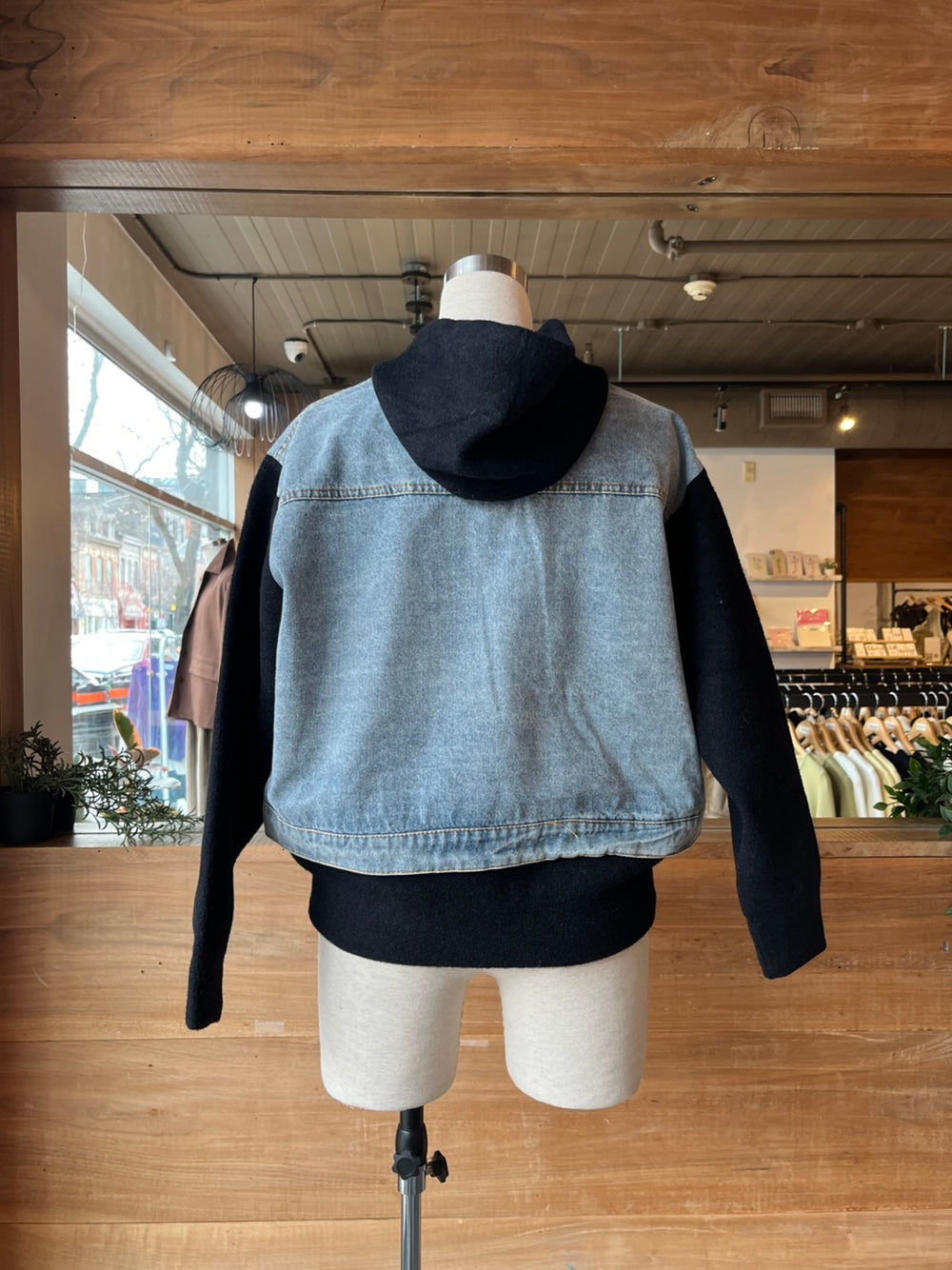 Denim Detail Spring Jacket