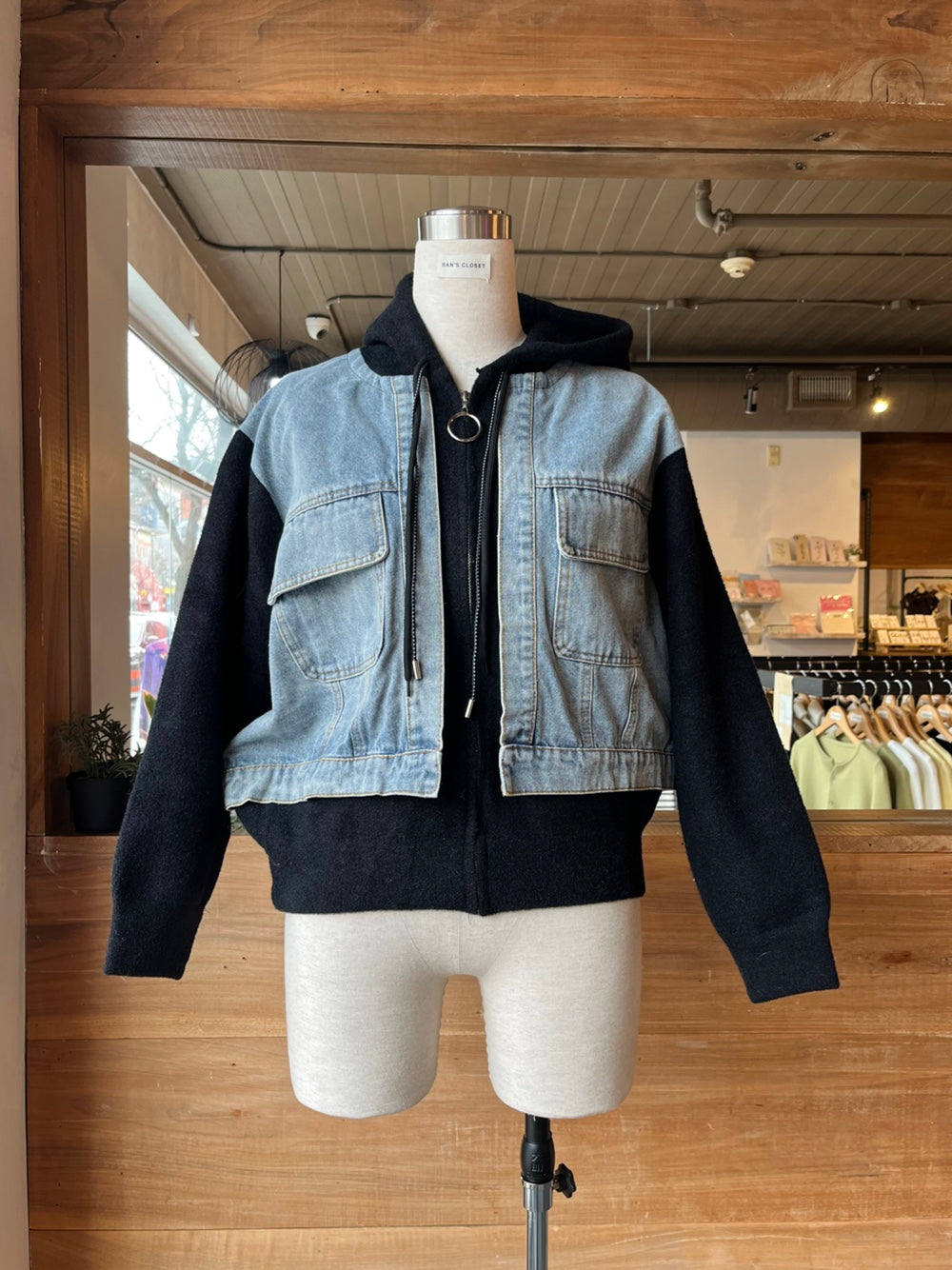 Denim Detail Spring Jacket