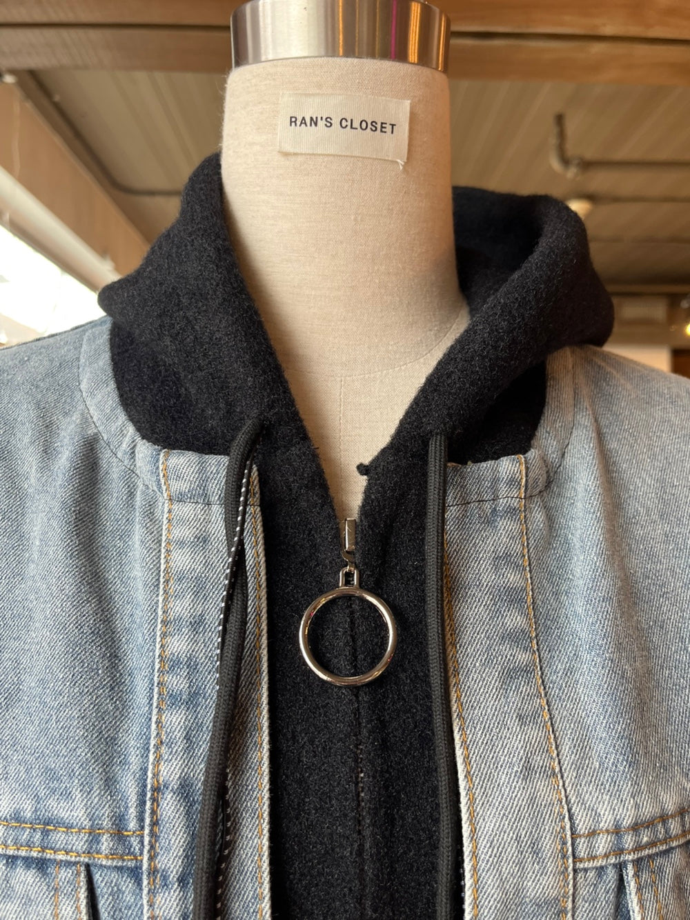Denim Detail Spring Jacket