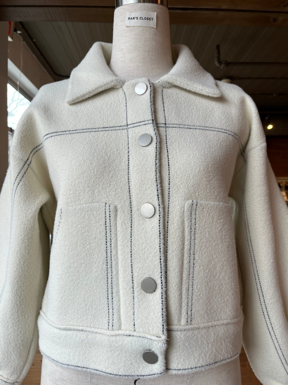 Contrast Stitch Jacket