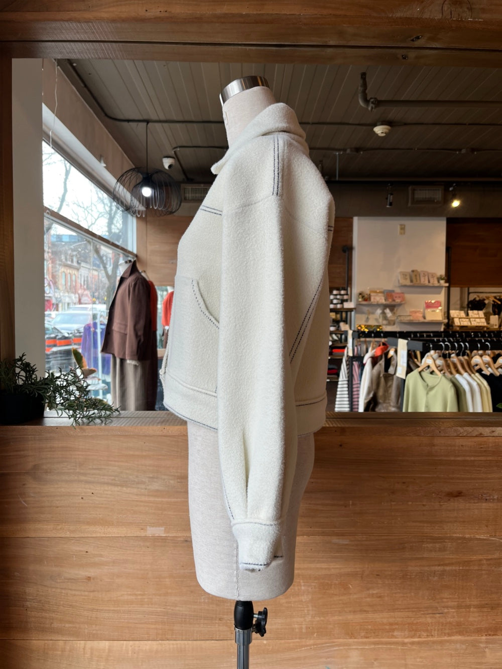 Contrast Stitch Jacket