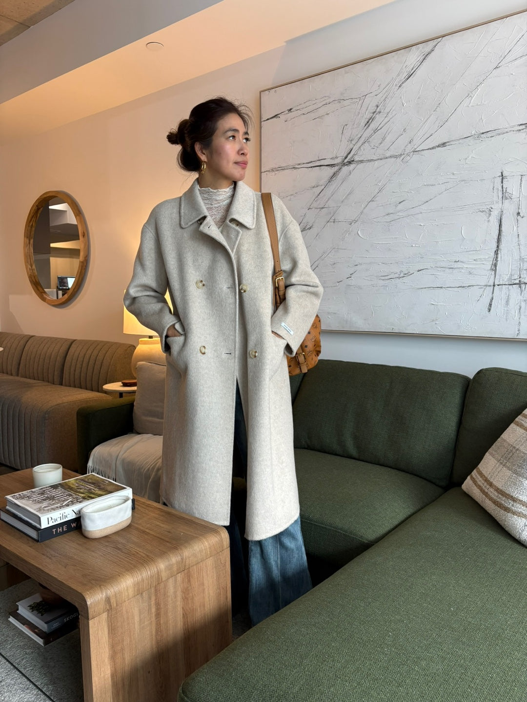 Oversized Long Wool Coat