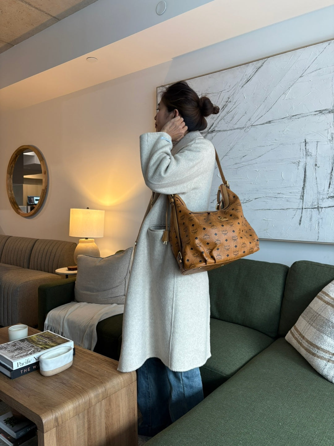 Oversized Long Wool Coat
