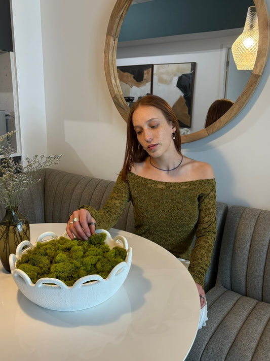 Off Shoulder Velvet Lace Top