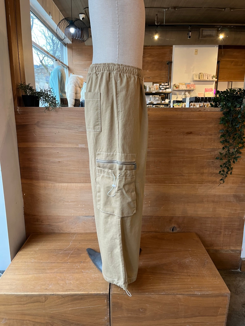Zip Pocket Cargo Pants