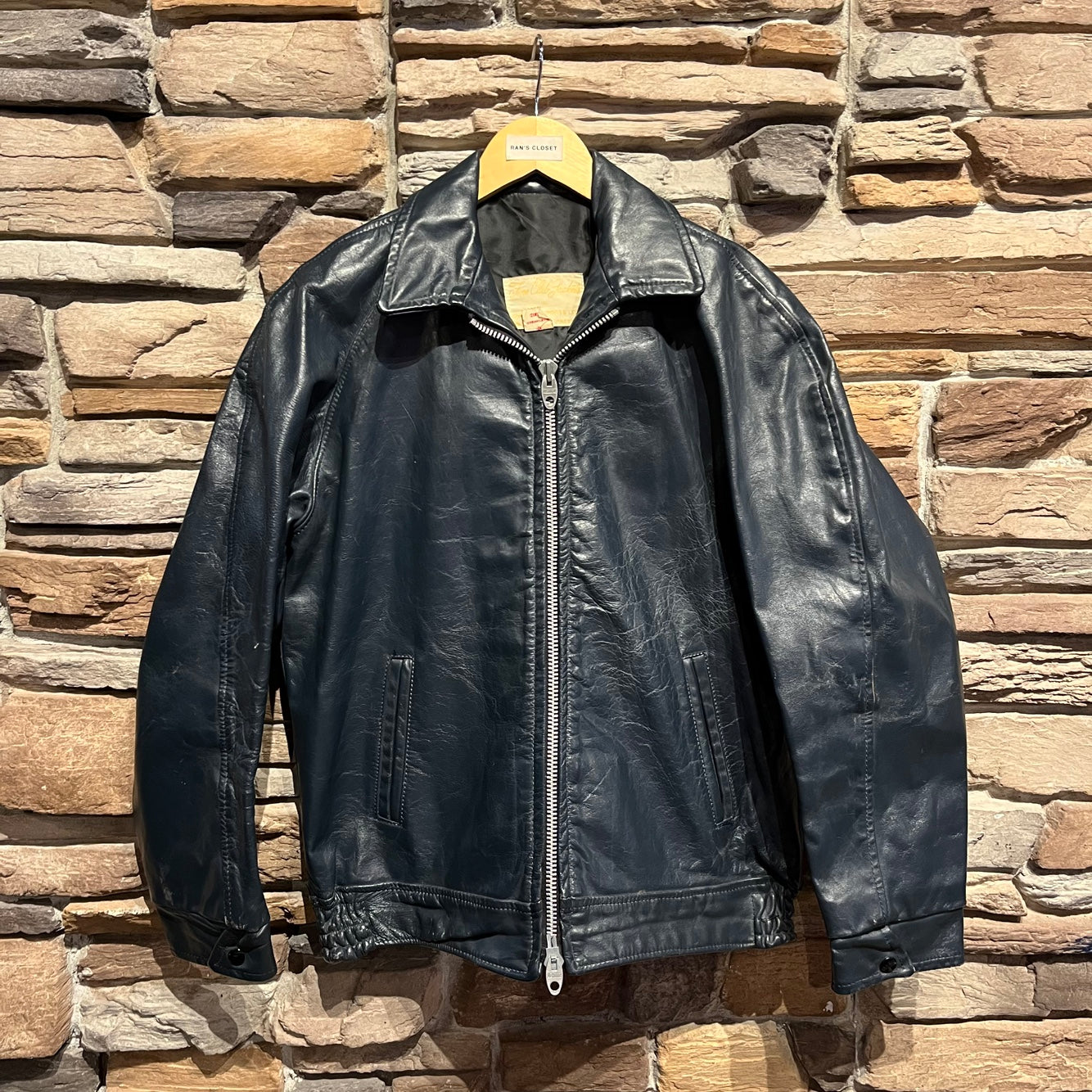 Vintage University of Waterloo Leather Jacket