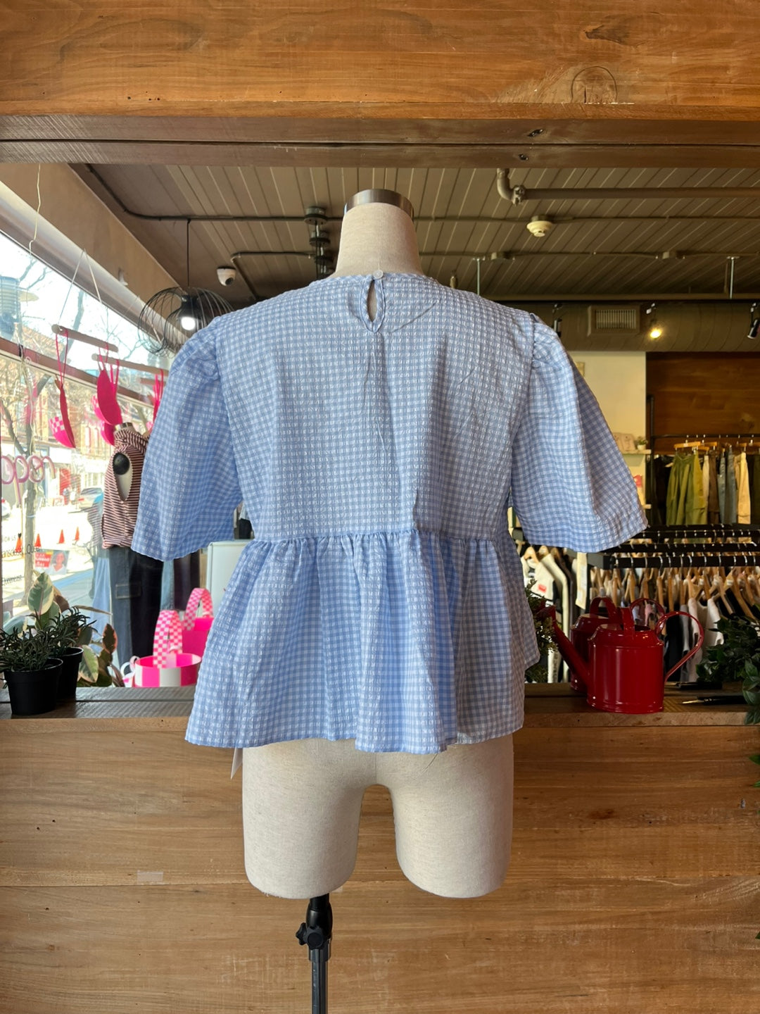 Gingham Blouse