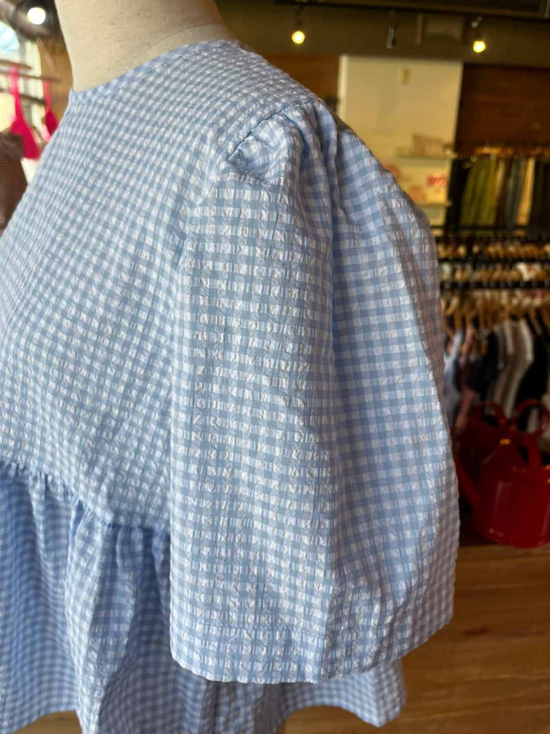 Gingham Blouse