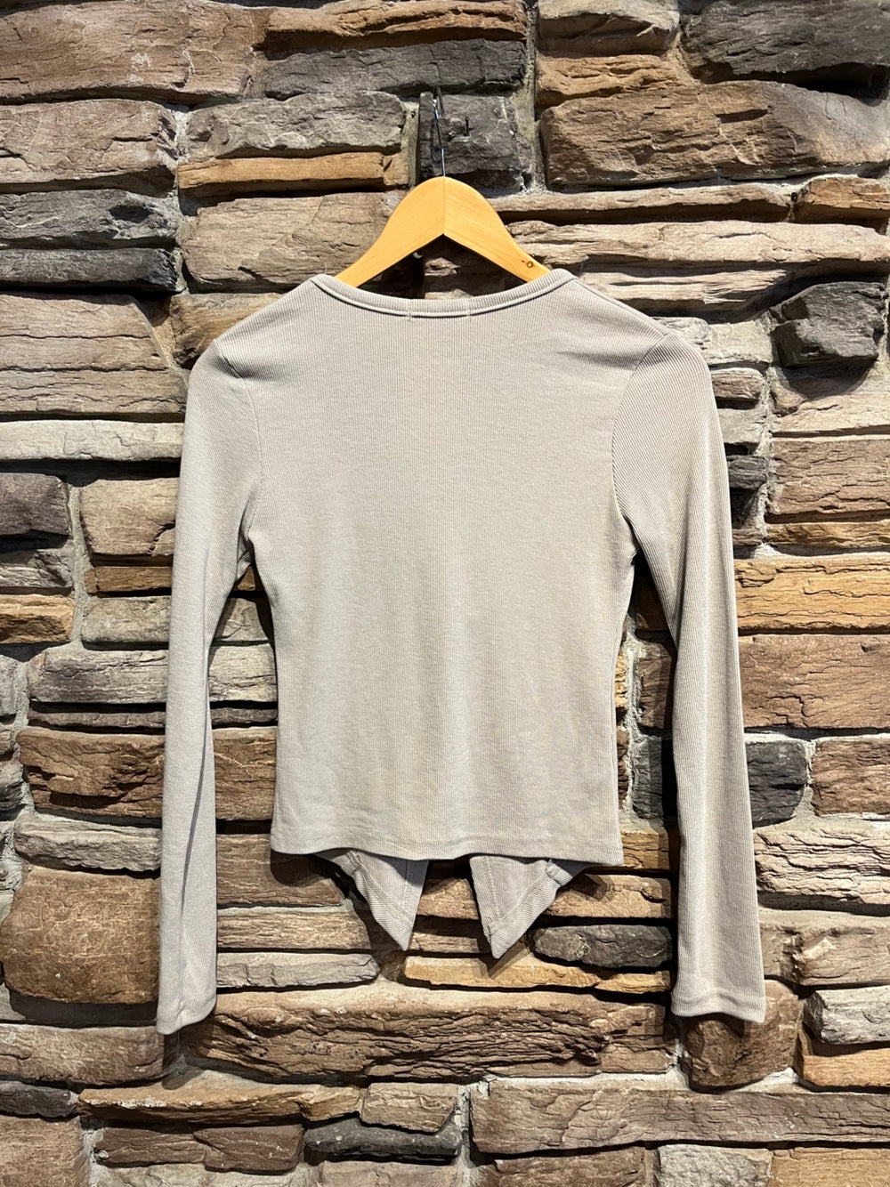 Square Neck Long Sleeve T-Shirt