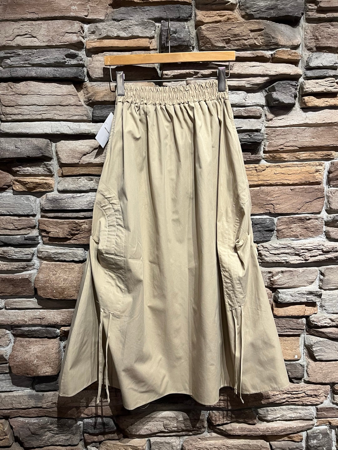 Rounded Hip Synch Maxi Skirt