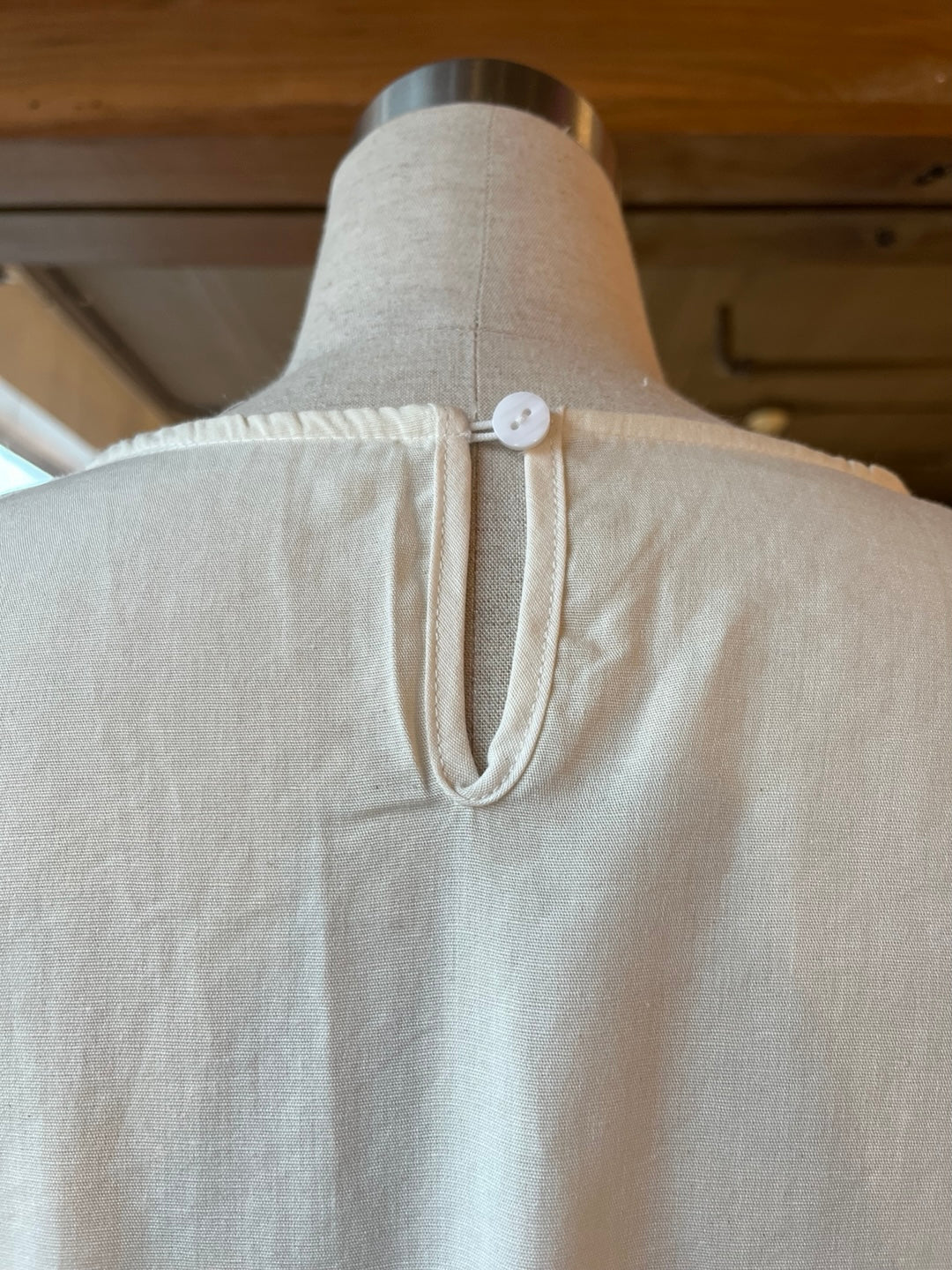Side Tie Eyelet Blouse
