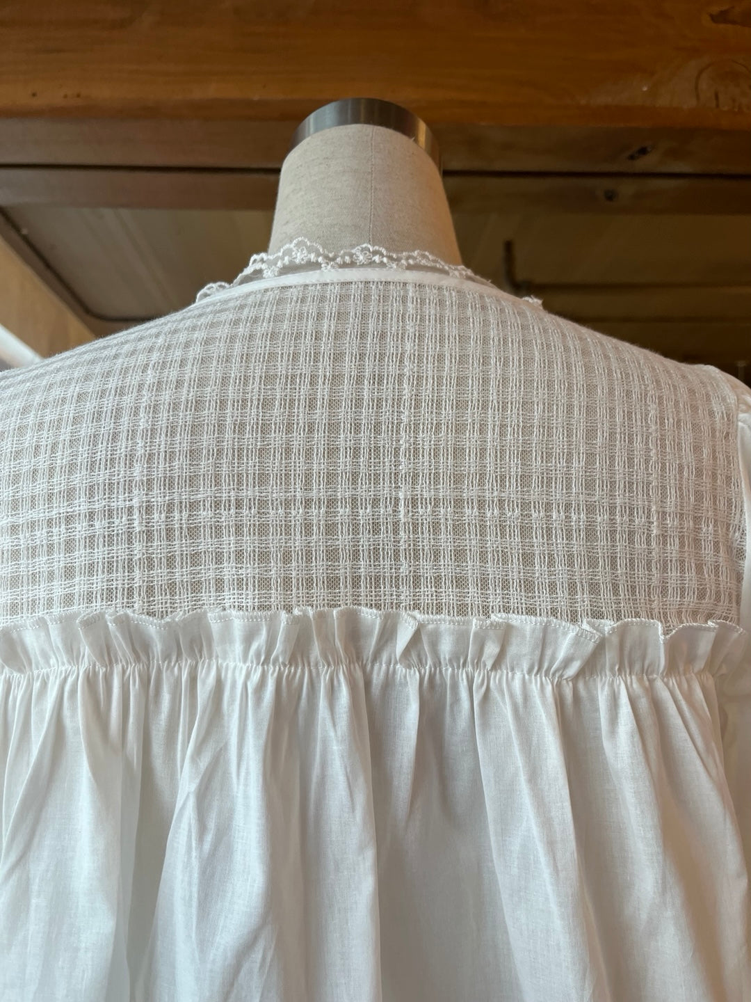 Lace and Ribbon Flowy Blouse