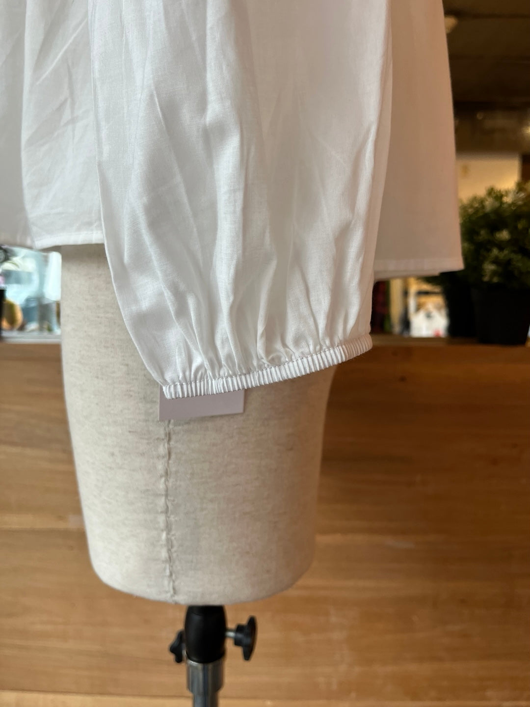 Lace and Ribbon Flowy Blouse