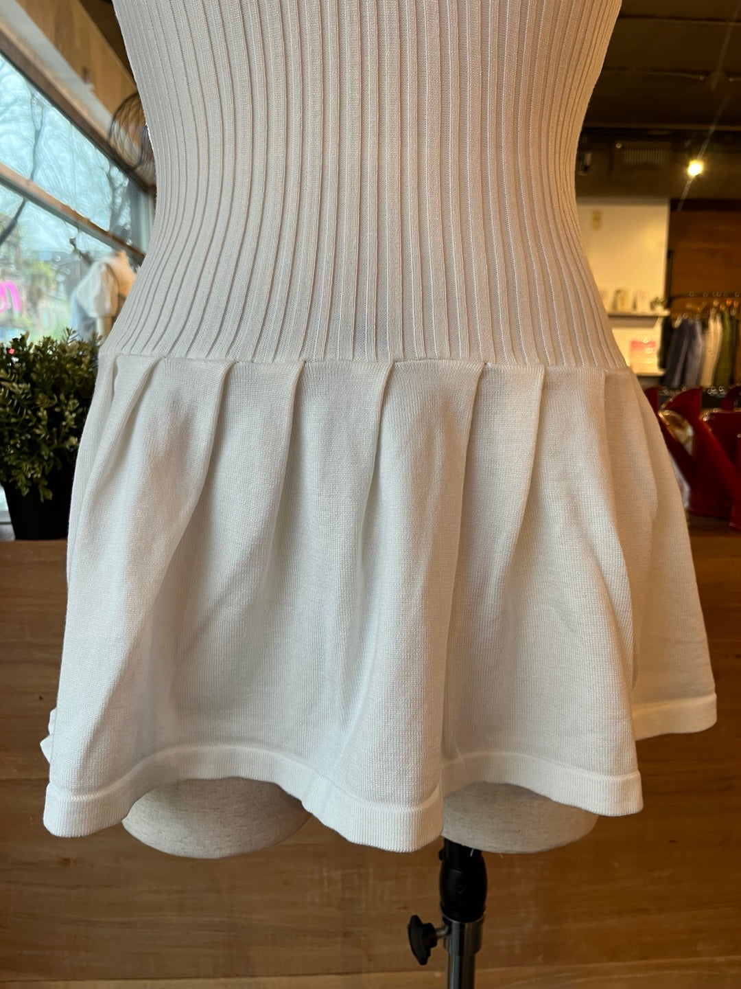 Ribbed Stretch Mini Dress