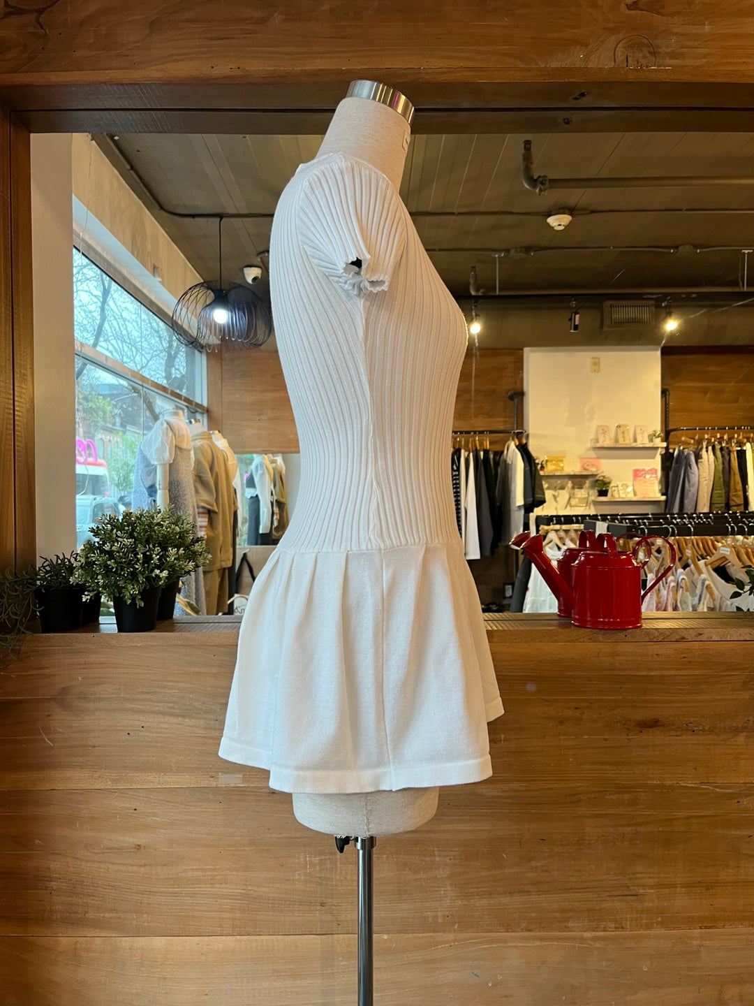 Ribbed Stretch Mini Dress