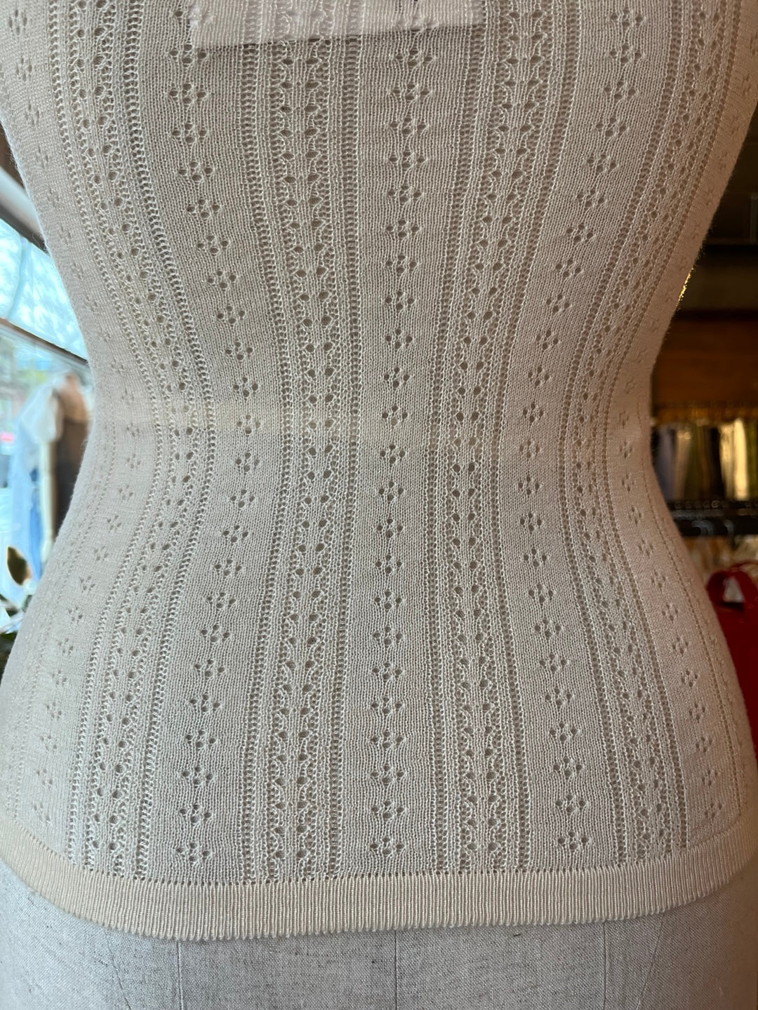 Light Knit Henley Tank Top