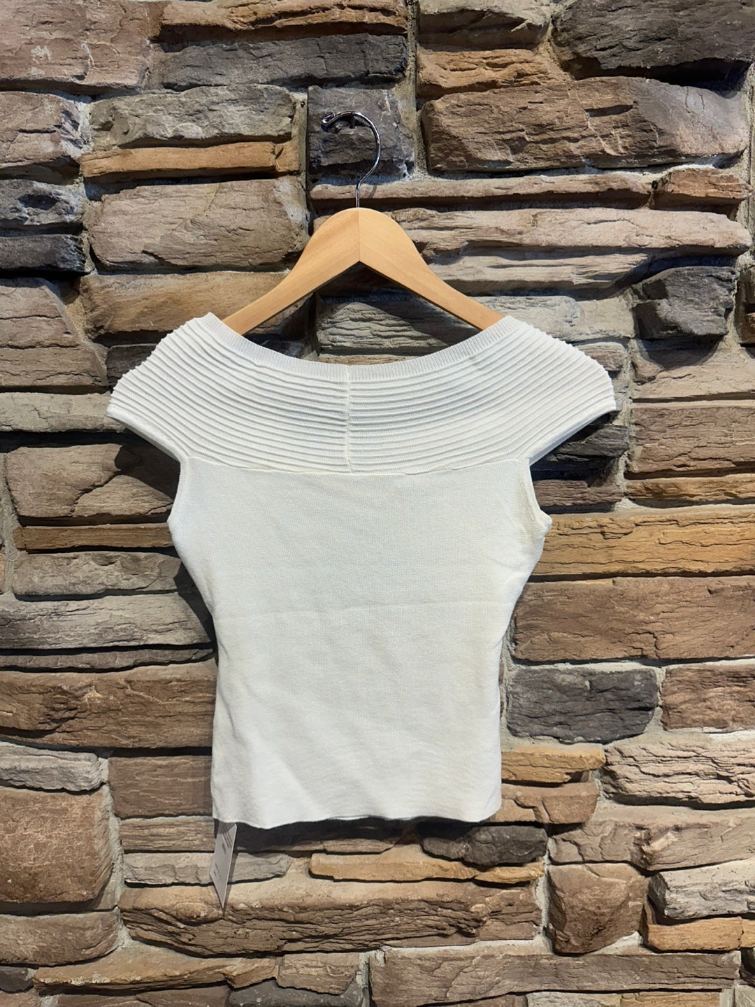 Off the Shoulder Knit Top