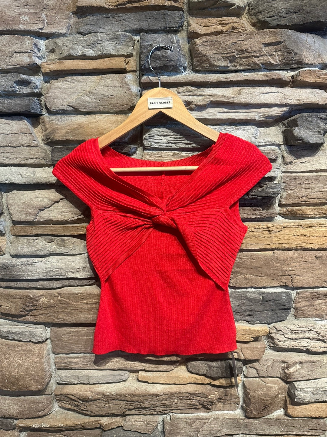 Off the Shoulder Knit Top