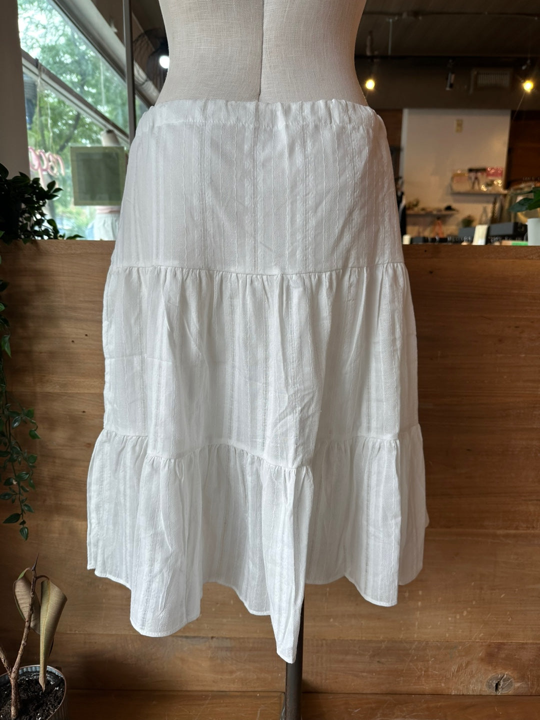 Tierred Midi Skirt