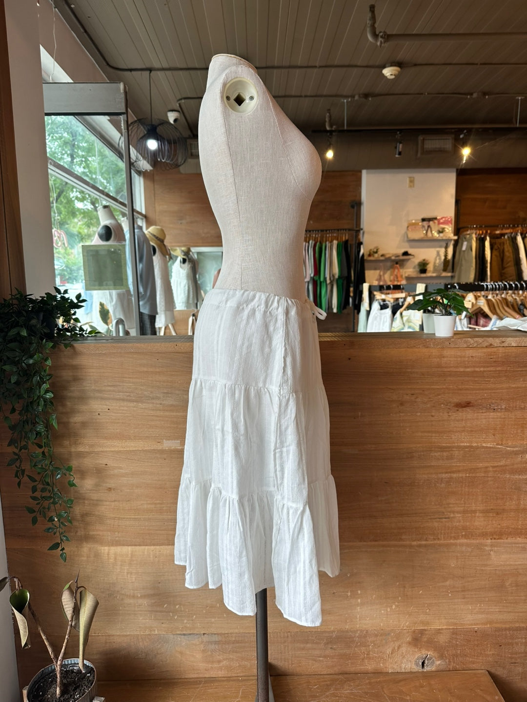Tierred Midi Skirt