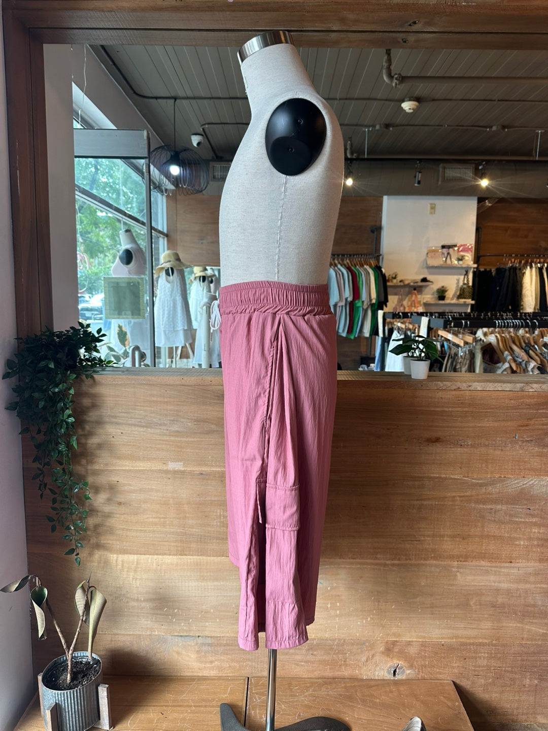 Nylon Cargo Shorts
