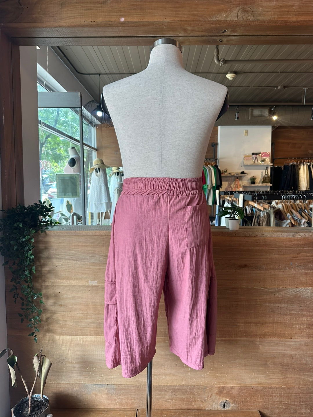 Nylon Cargo Shorts