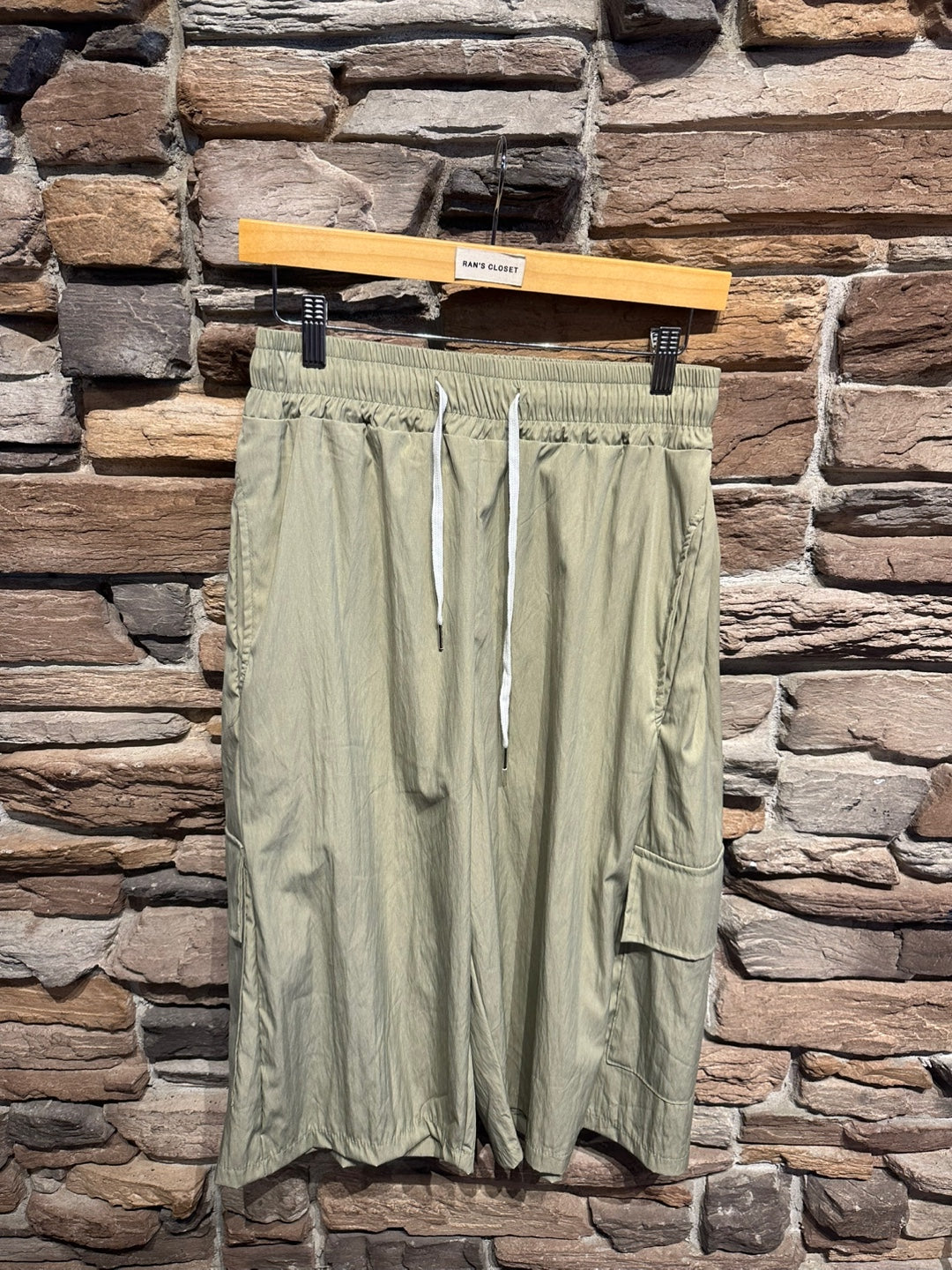 Nylon Cargo Shorts