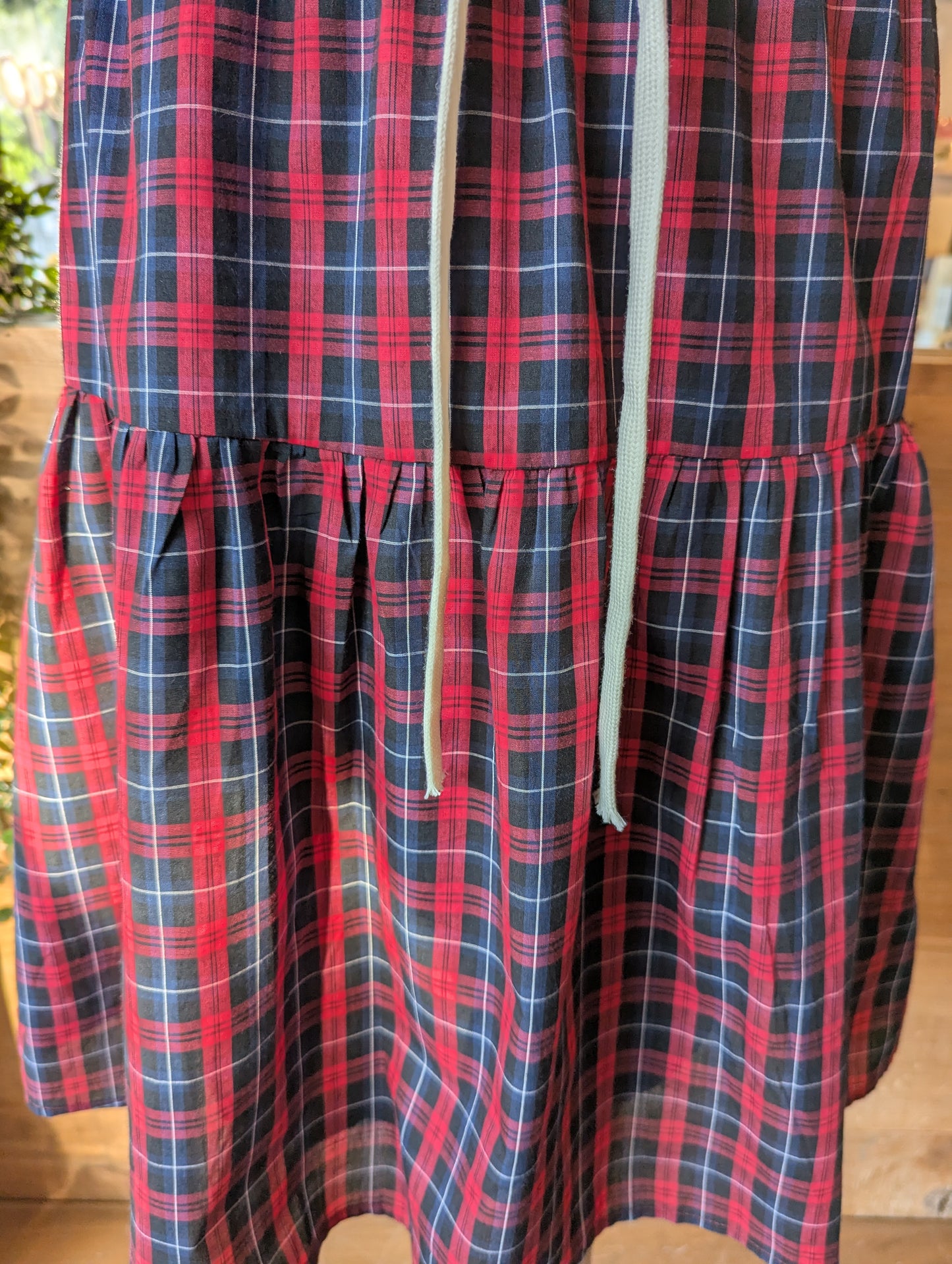 Plaid Midi Skirt