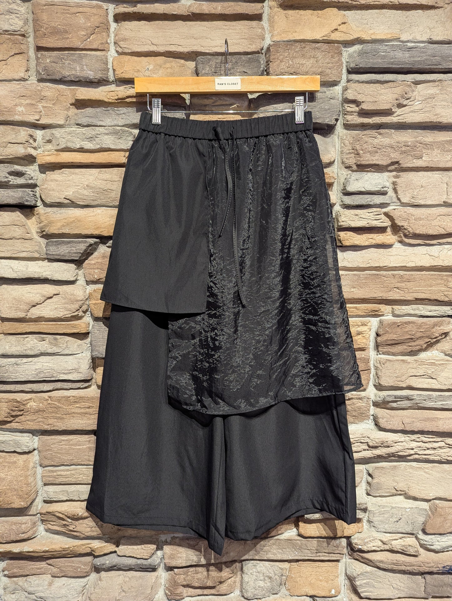 Overlay Wide Leg Pants
