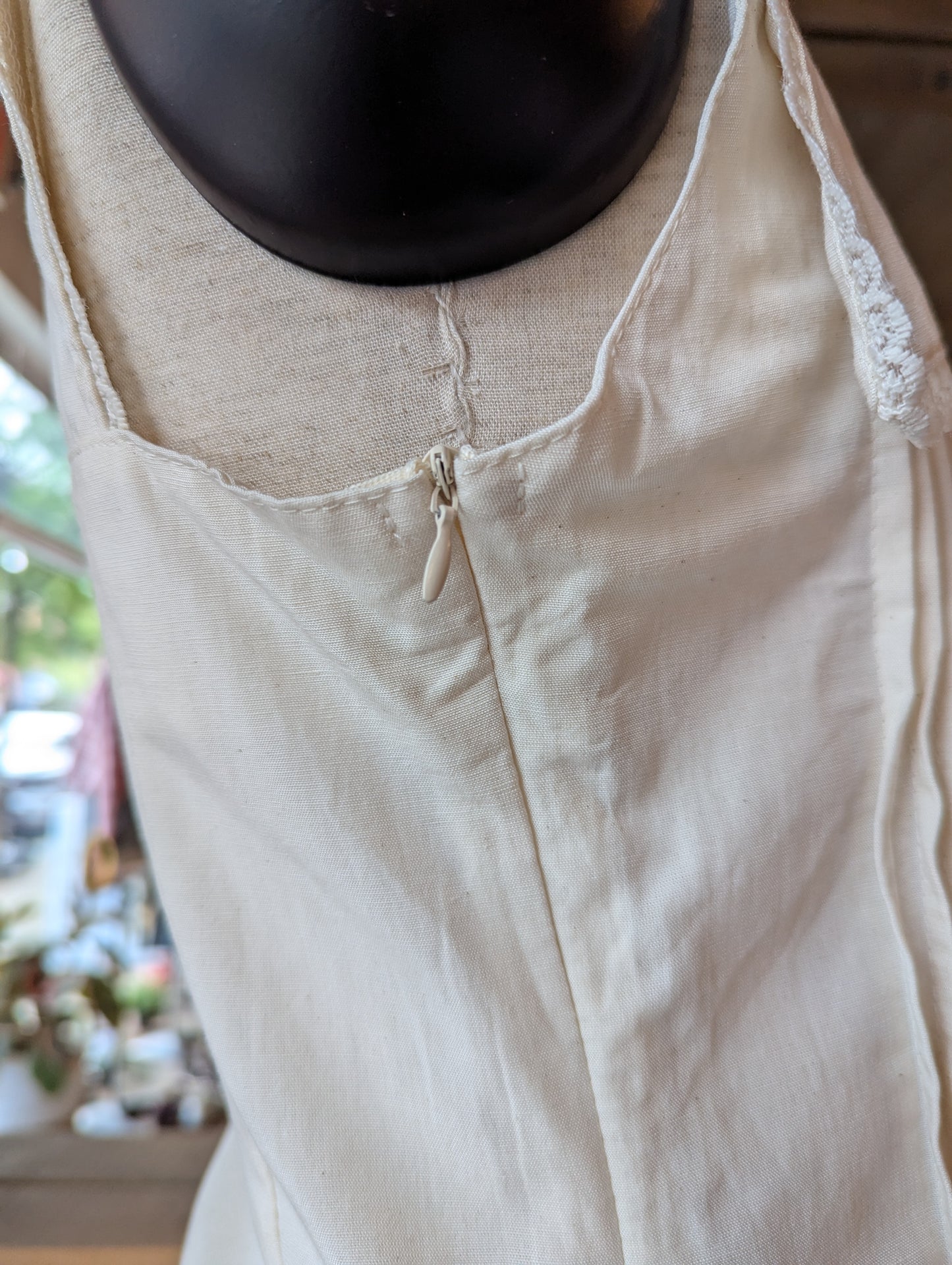 Square Neck Lace Detail Top