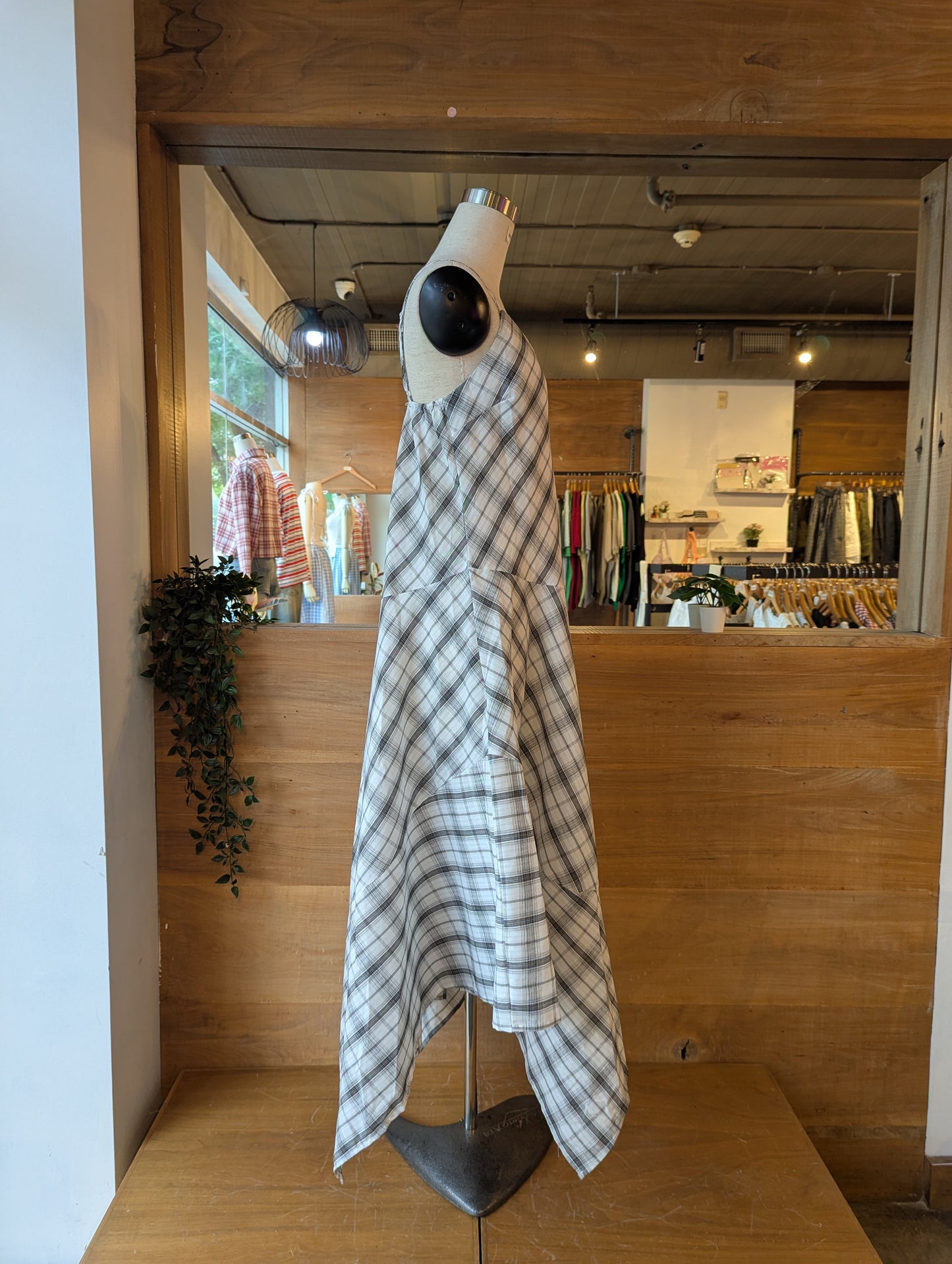 Plaid Maxi Dress
